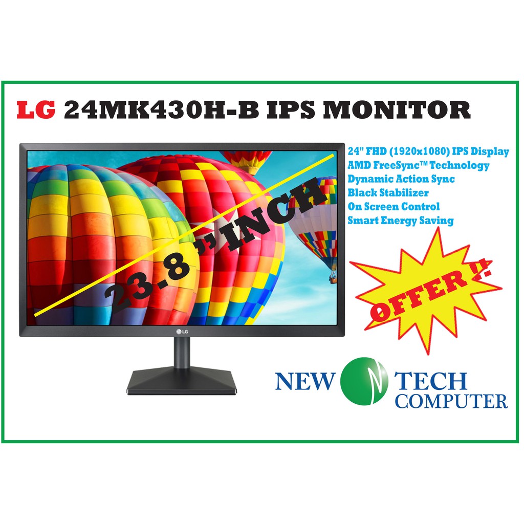 24 Class Full HD IPS LED Monitor - 24MK430H-B