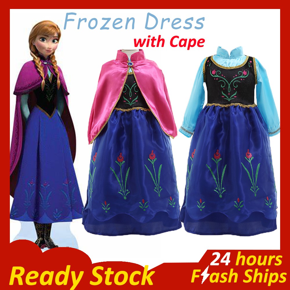 Baju Baby Girl Frozen Dress Princess Baby Girl Dress Elsa Anna Dress