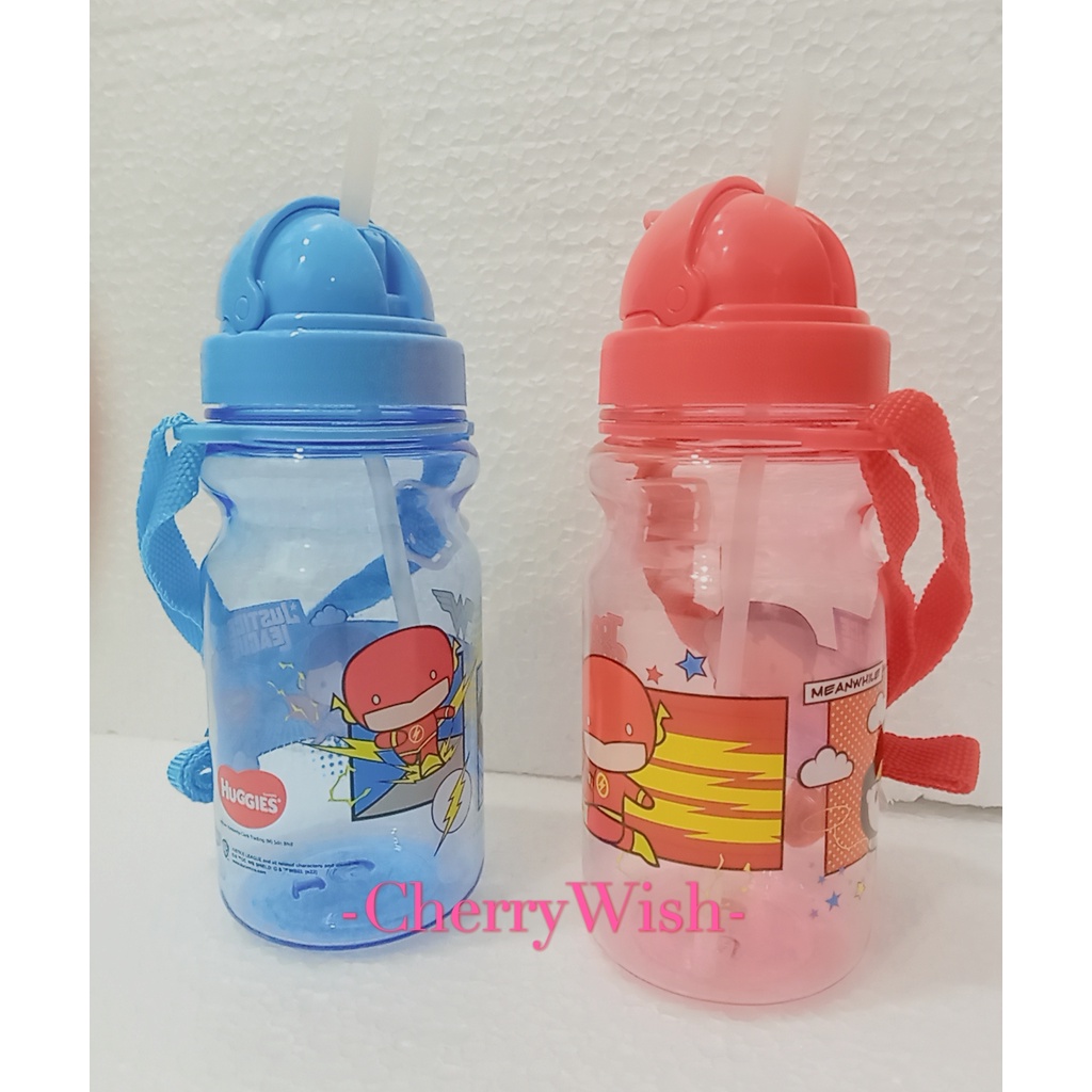 300ML Huggies Superhero Bottle With Straw (Kids Water Bottle /Children ...