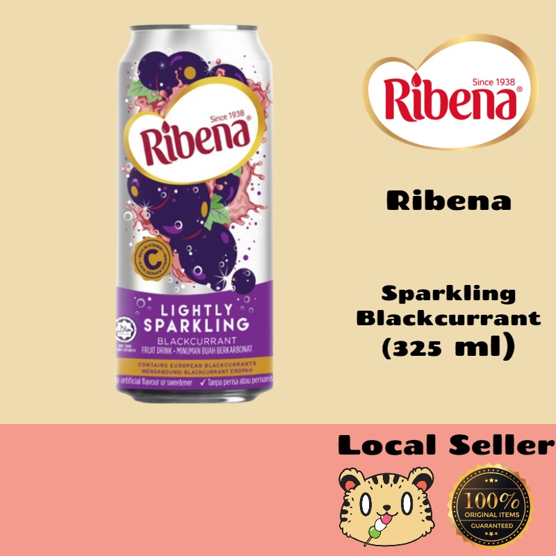 Ribena Sparkling Blackcurrant 325ml can (1 can/6 cans) | Shopee Malaysia