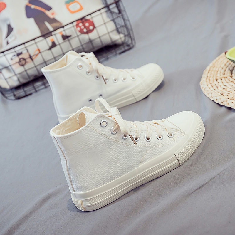(Size 35-44)READY STOCK Men's HIGH Top Sneakers female low top for ...