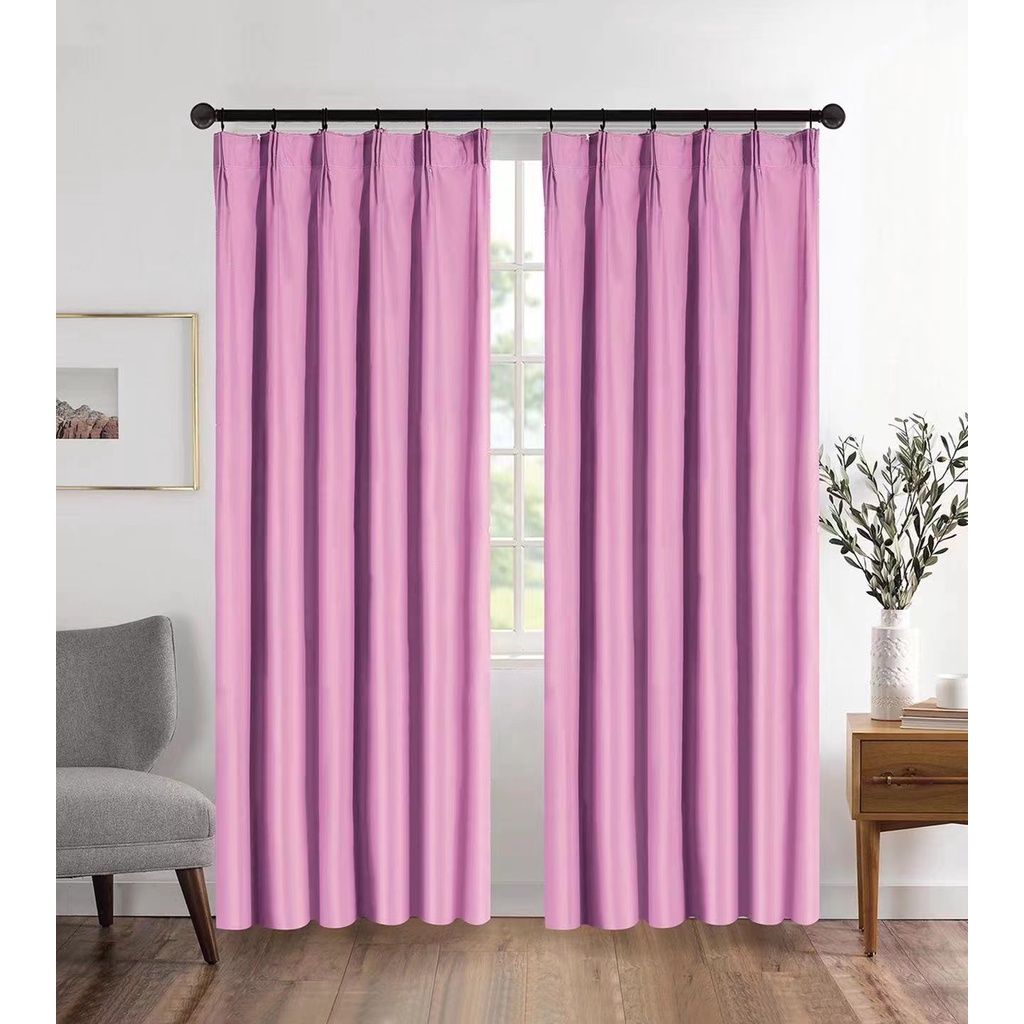 Langsir Tingkap Semi Blackout Murah Curtain Semi Blackout Kain Langsir ...