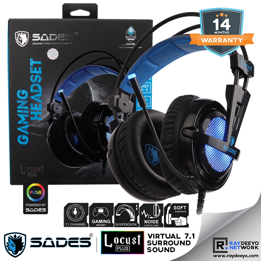 Sades locust plus gaming headset new arrivals