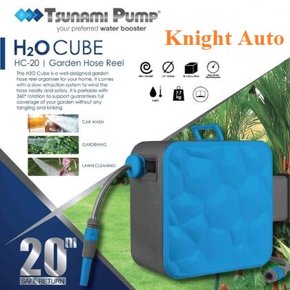 TSUNAMI PUMP HC-20 / HC20 20M Automatic Retractable & Rewind H2O