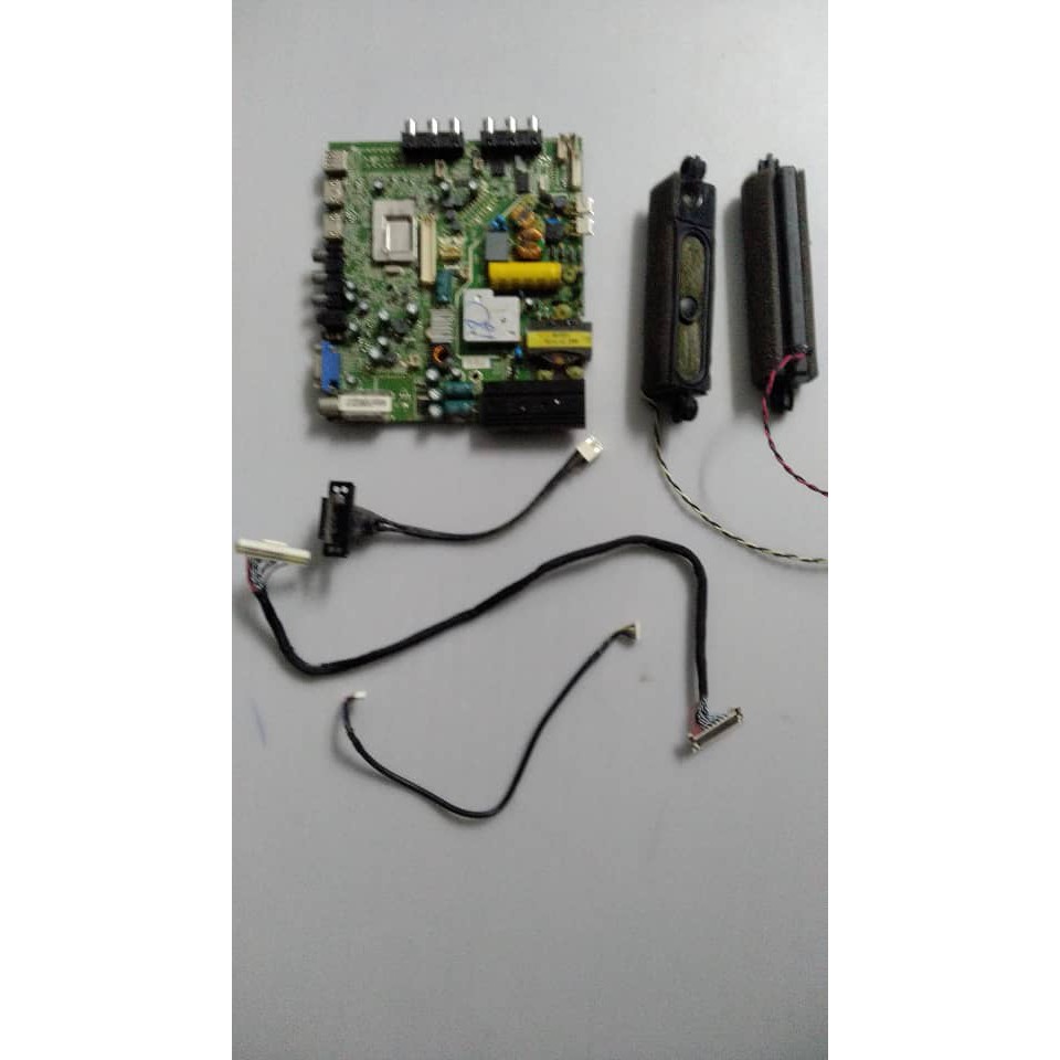 (229) Haier LE32M600 Mainboard, Cables, Speaker. Used TV Spare Part LCD ...