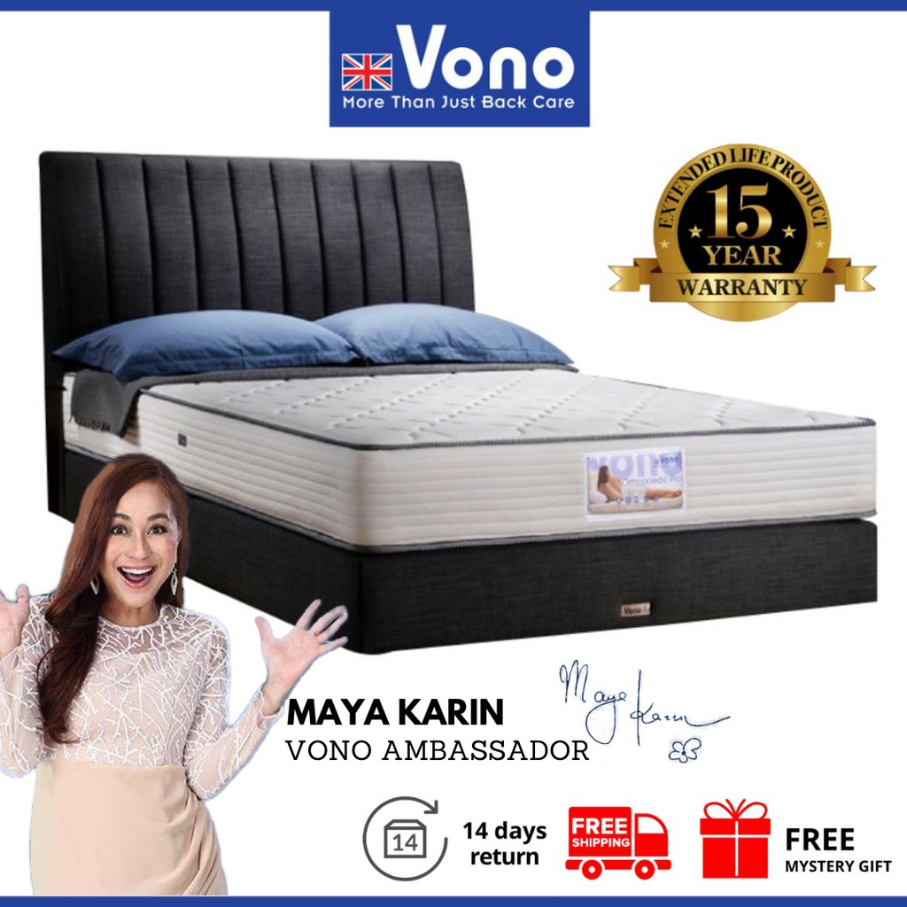 (FREE SHIPPING) Vono Orthopaedic Pro Mattress/Tilam (15 Years Vono