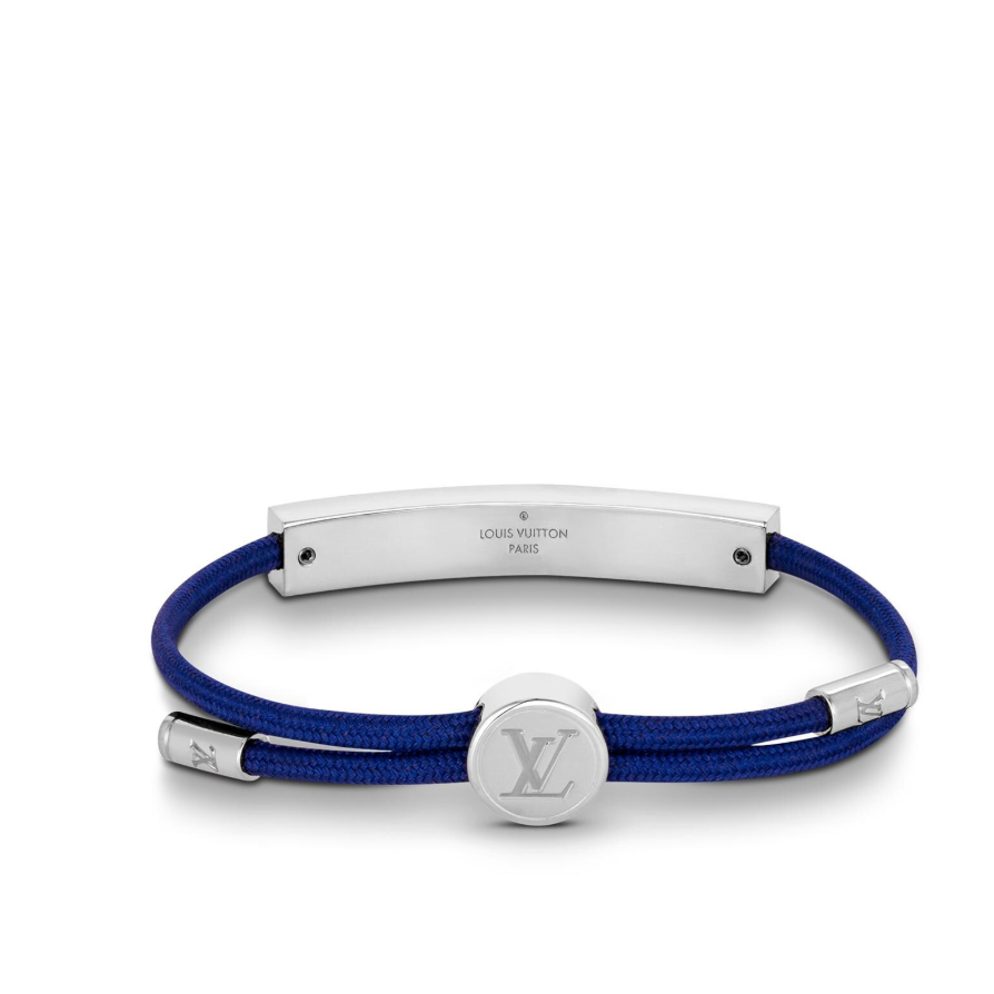 Louis Vuitton Space Bracelet on Black Cord