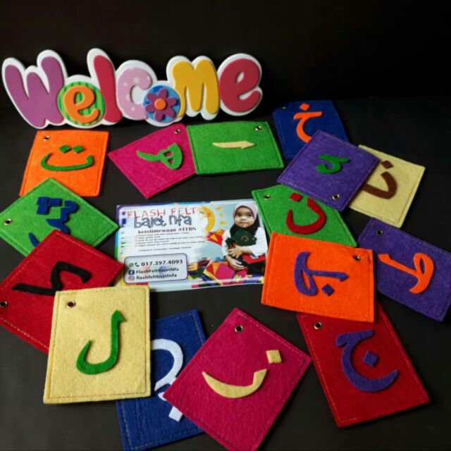 FELT FLASH CARD JAWI Shopee Malaysia
