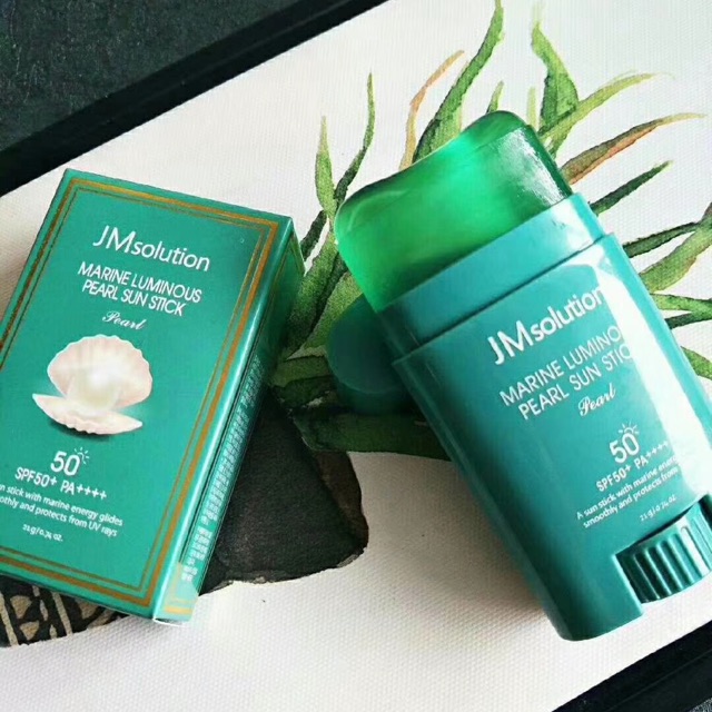 JM SOLUTION MARINE LUMINOUS PEARL SUN STICK SPF50+ PA++++ 21G | Shopee ...