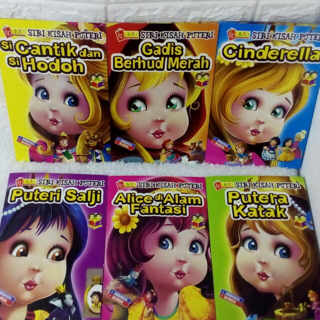 6 Buah Buku Cerita/ Story Books (Siri Kisah Puteri) | Shopee Malaysia
