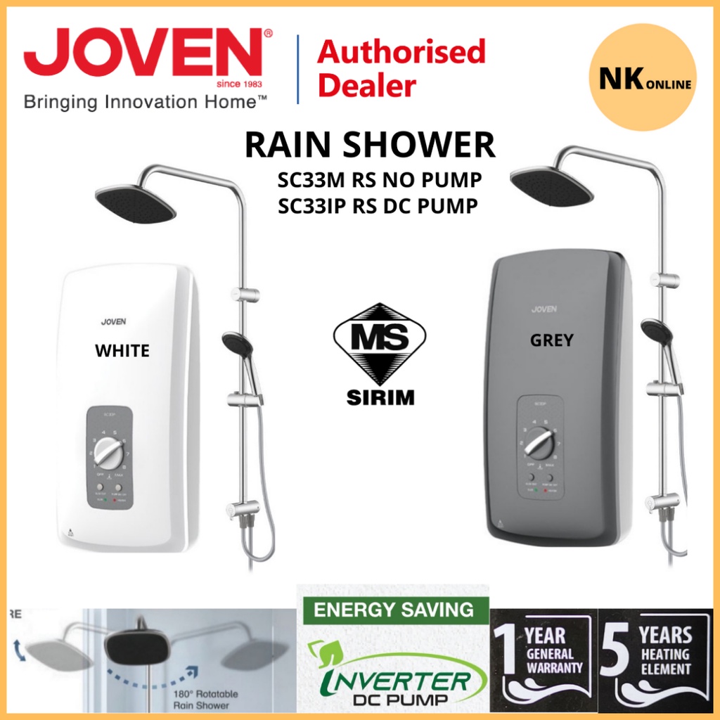 Sc33ip Dark Silver Joven Sc33p Joven Water Heater With DC Pump