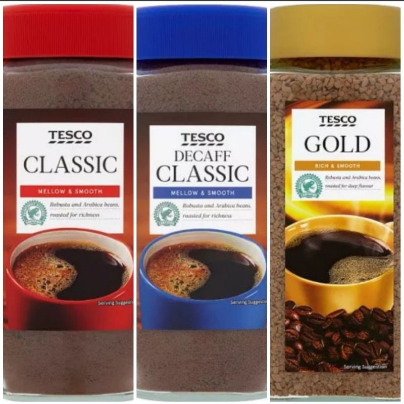 [BRITISH PRODUCT] Tesco UK Coffee (Tesco Classic | Tesco Decaf Classic ...