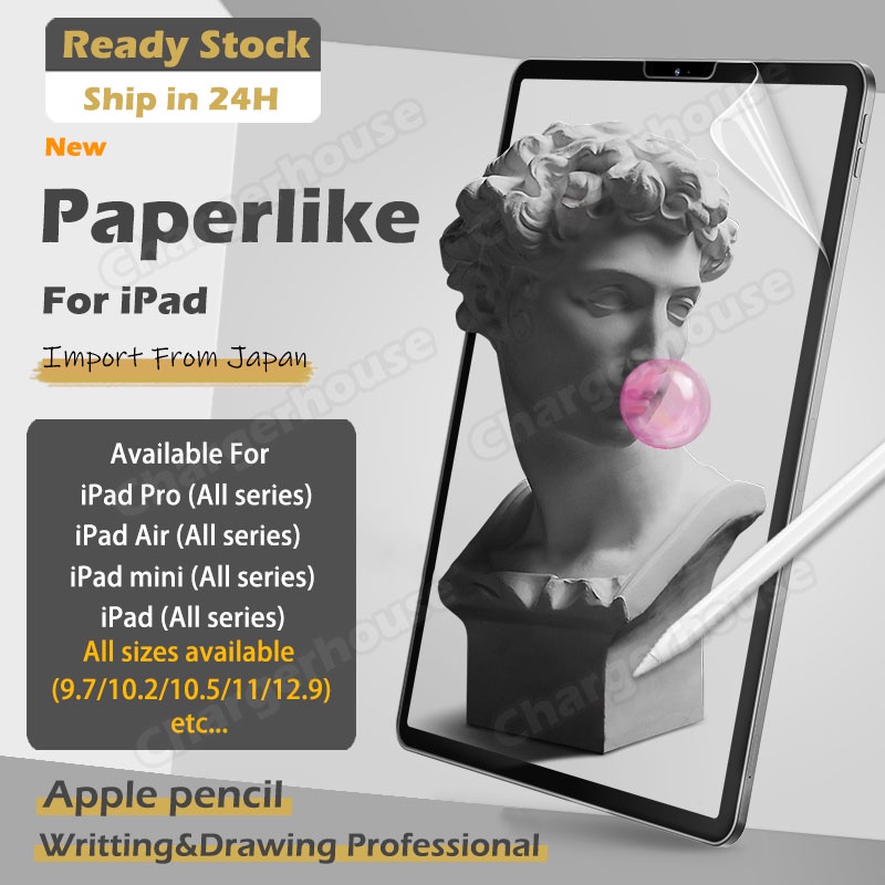 【Ready Stock】iPad Paperlike Screen Protector For New iPad 8 Air4 Matt