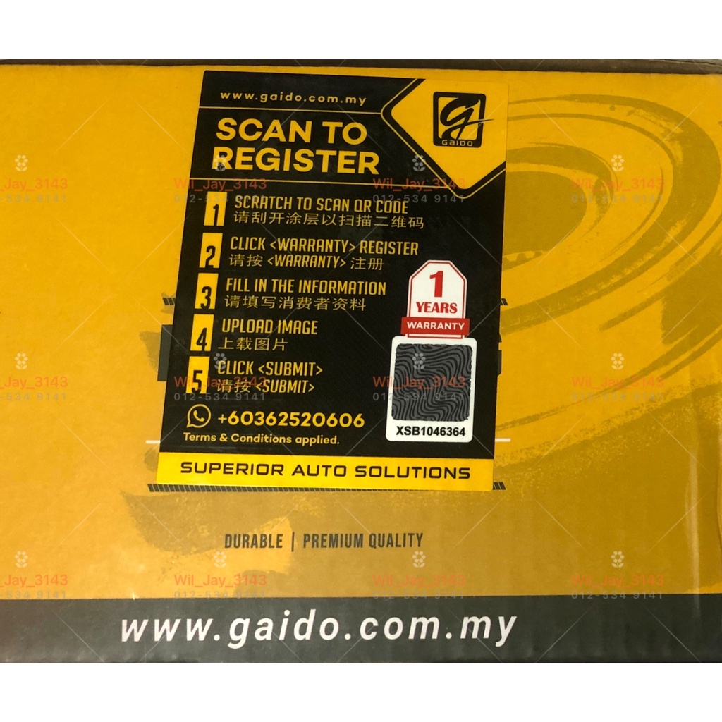 X-SERIES GKBA-3222 HONDA BR-V 1.5cc REAR WHEEL HUB BEARING GAIDO. 42200 ...
