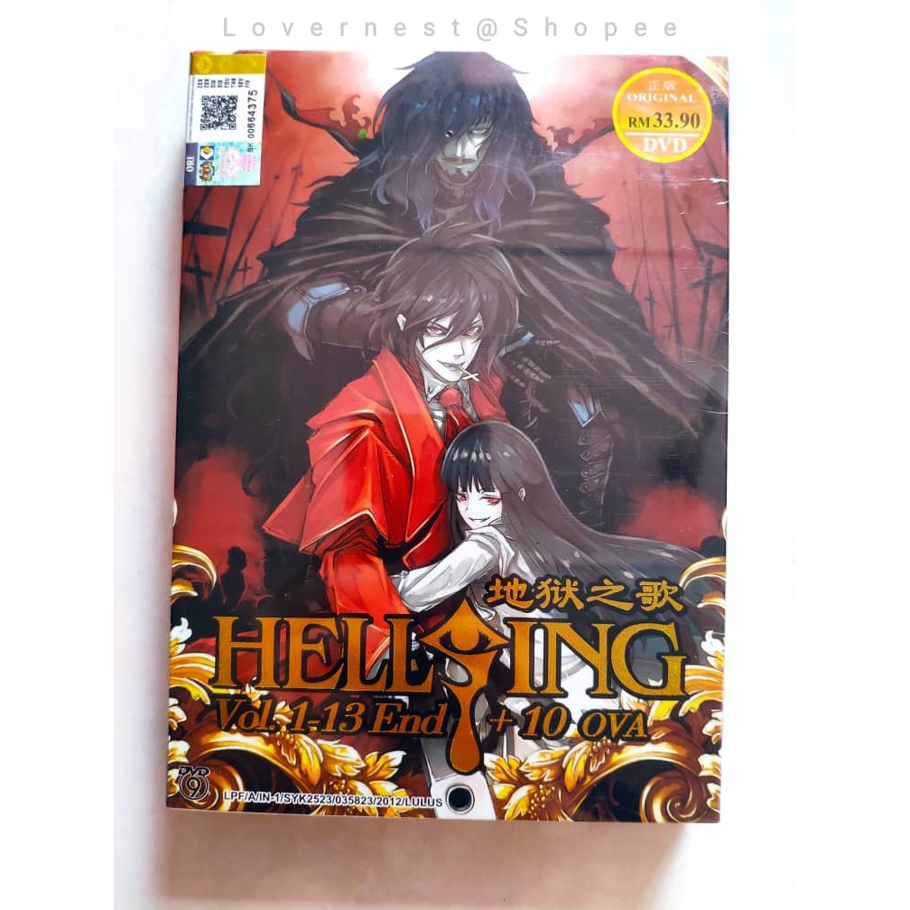 ANIME DVD~ENGLISH DUBBED~Hellsing(1-13End+10 OVA)All region+FREE GIFT