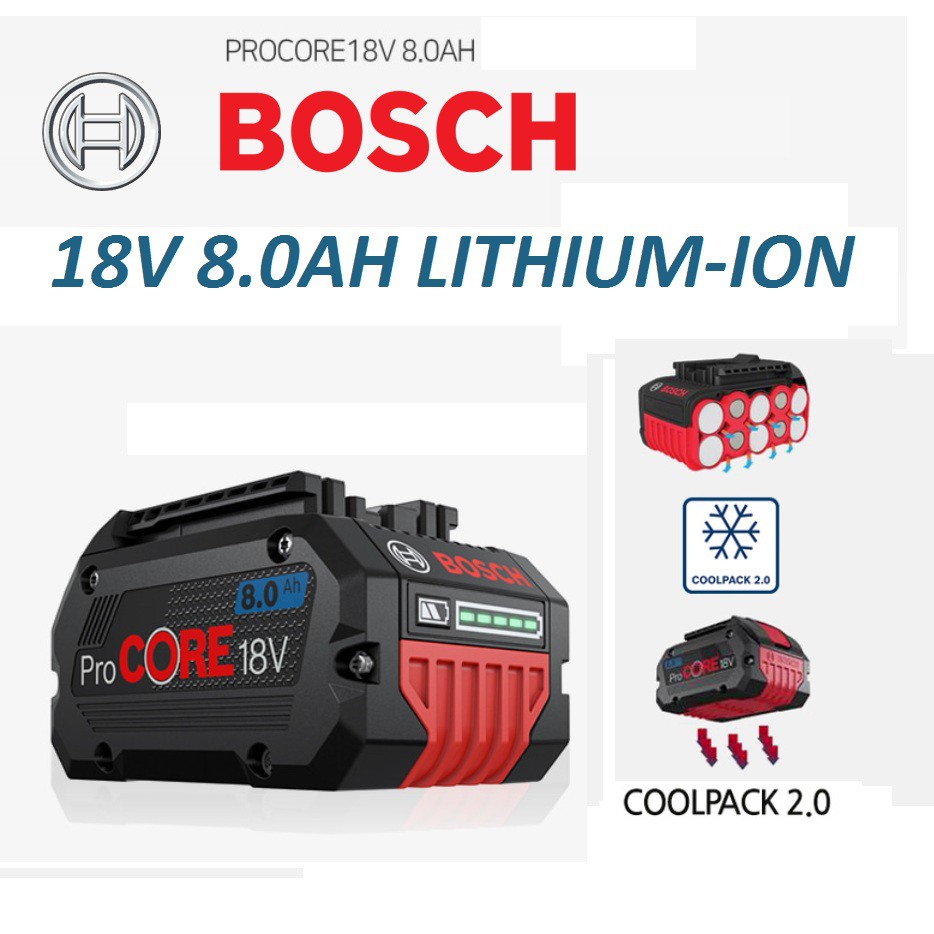 Bosch ProCORE 18V 8.0Ah Lithium ion Battery Pack Shopee Malaysia