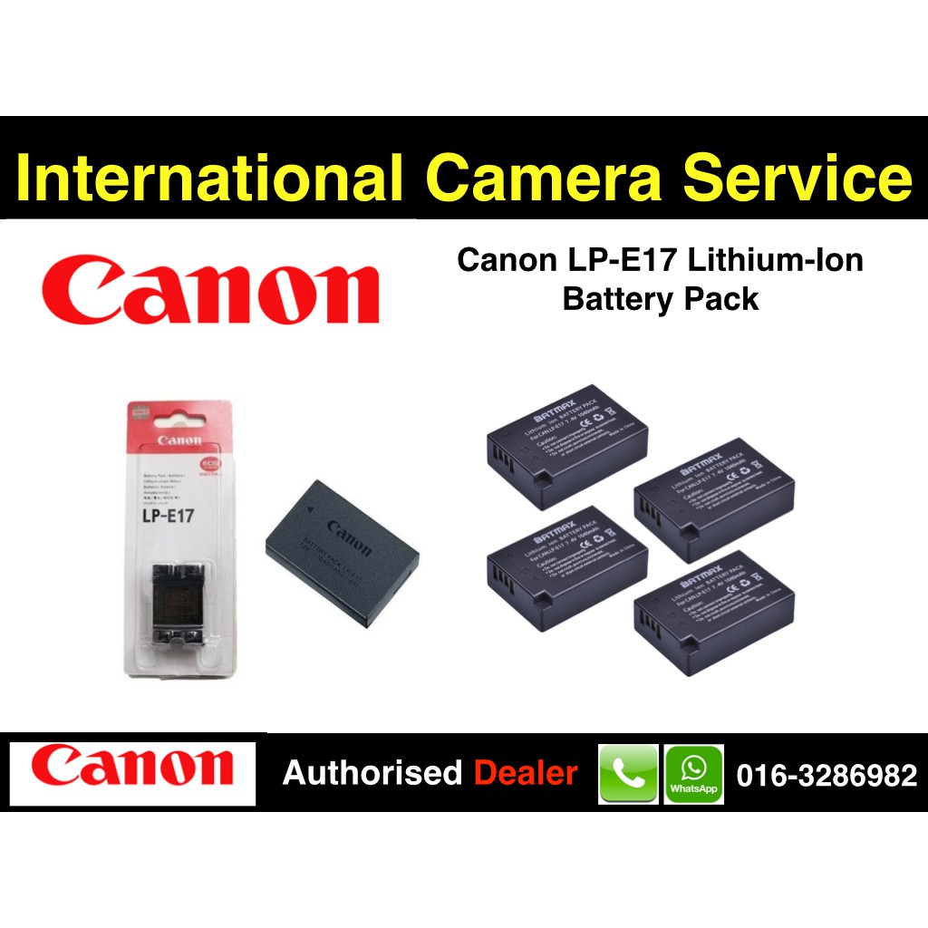 Canon LPE17 LithiumIon Battery Pack (Genuine Canon Battery)for EOS RP