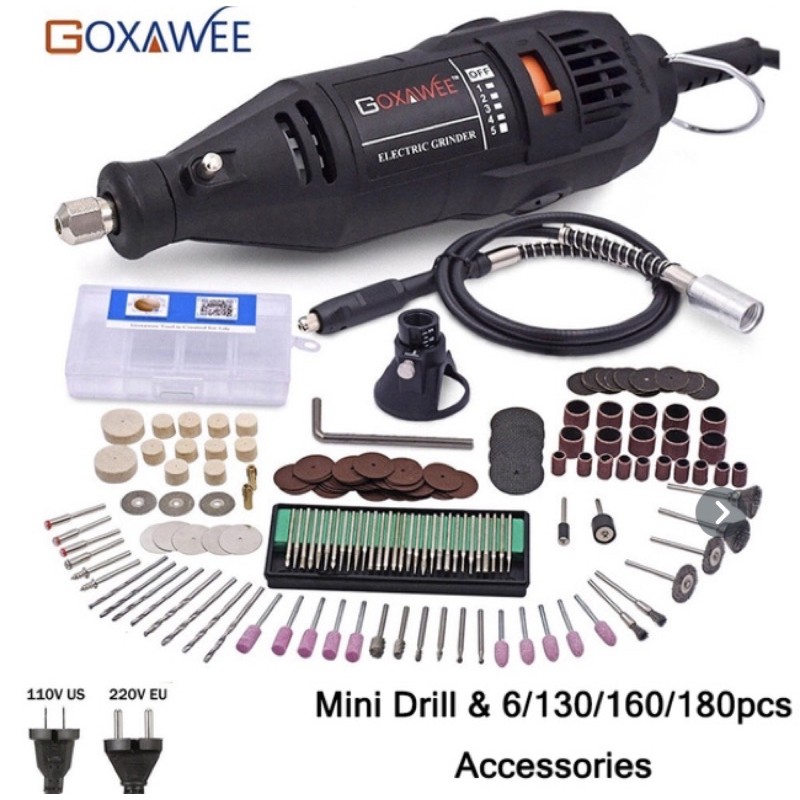 110/220 V Power Tools Electric Mini Drill Rotary Grinder DIY Drill ...
