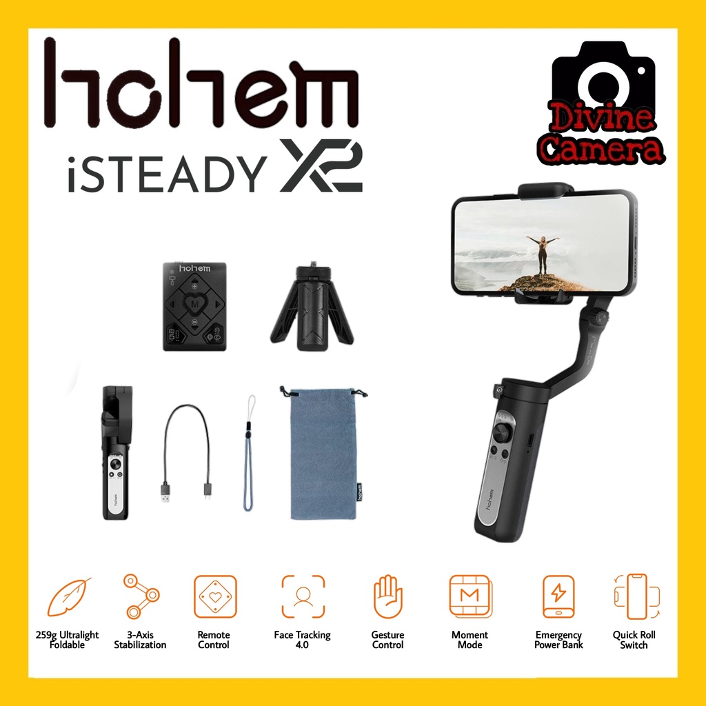 Hohem iSteady X / iSteady / Q iSteady X2 Folding Smartphone Gimbal ...