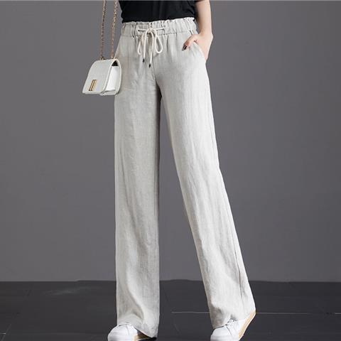 【Ready Stock】Casual Long Pants Women Korean Plus Size Loose High Waist ...
