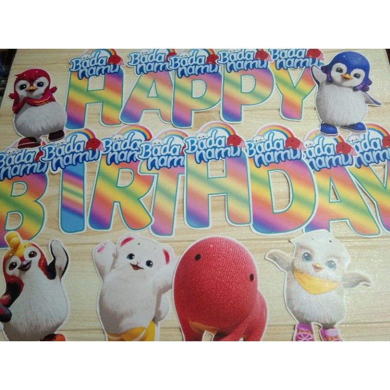 Badanamu bunting banner 5x7 (PER LETTER) | Shopee Malaysia