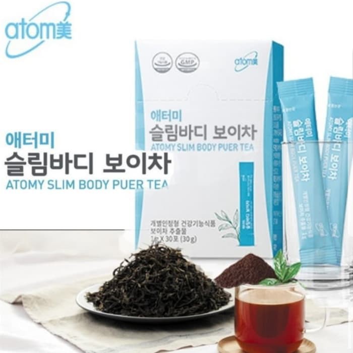 DETOX SLIMMING TEA ATOMY PUER TEA Dietary Drink 艾多美普洱茶 (Instant Tea ...