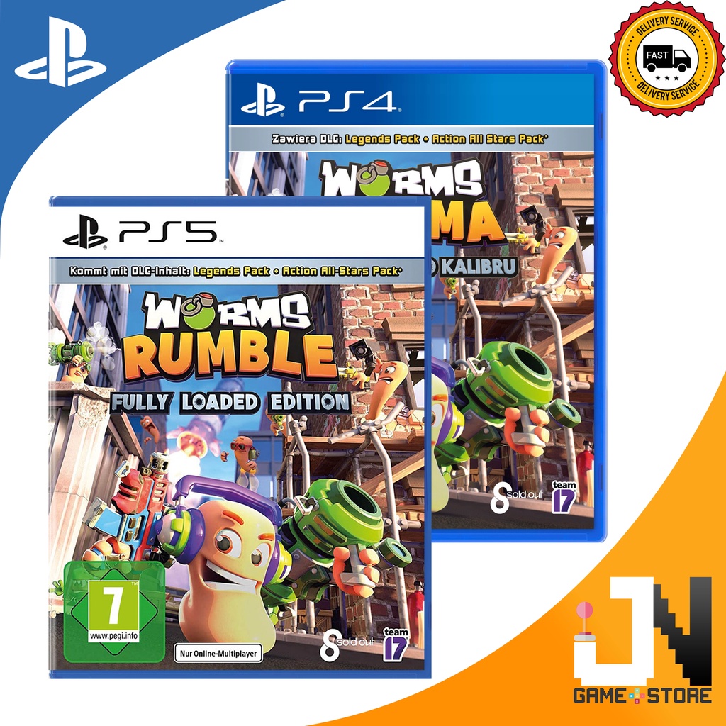 PS4 / PS5 Worms Rumble (R2)(English/Chinese)(NEW) | Shopee Malaysia