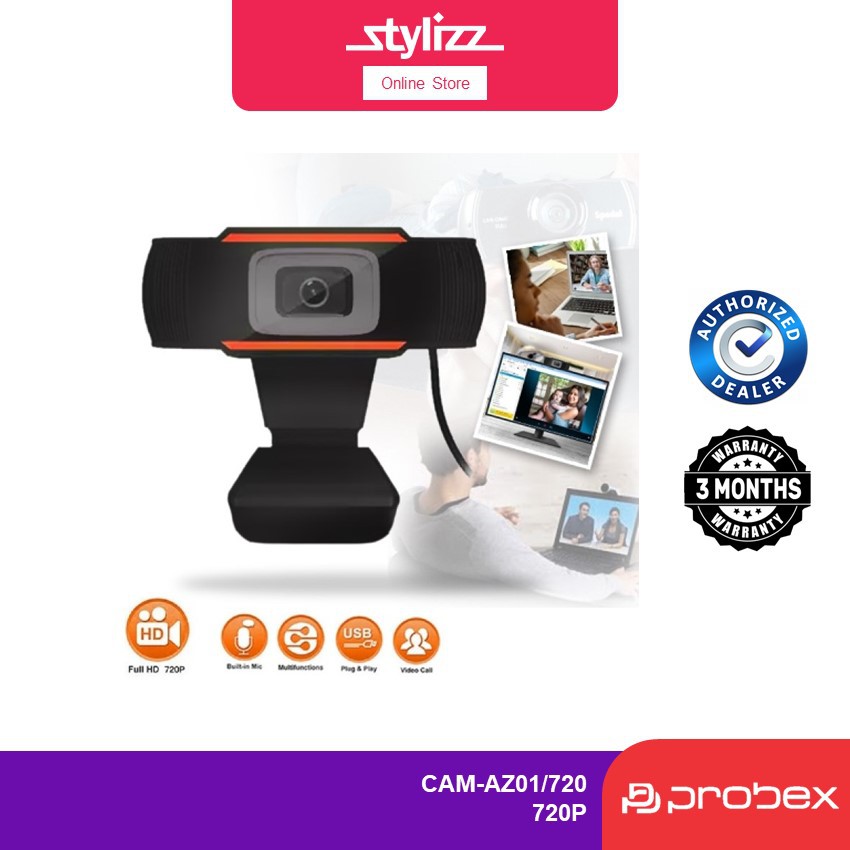 Probex 1080P Full HD USB Webcam With Mic | Shopee Malaysia