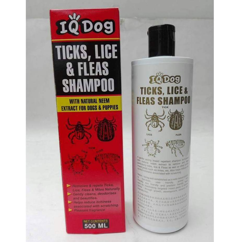 IQ Dog Ticks Lice and Fleas Shampoo 500ml Shopee Malaysia