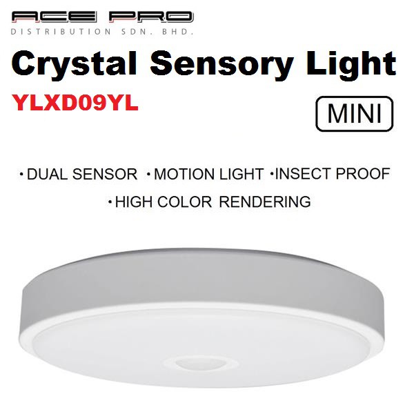 Yeelight Crystal Sensory Ceiling Light Mini - YLXD09YL Motion Sensor ...