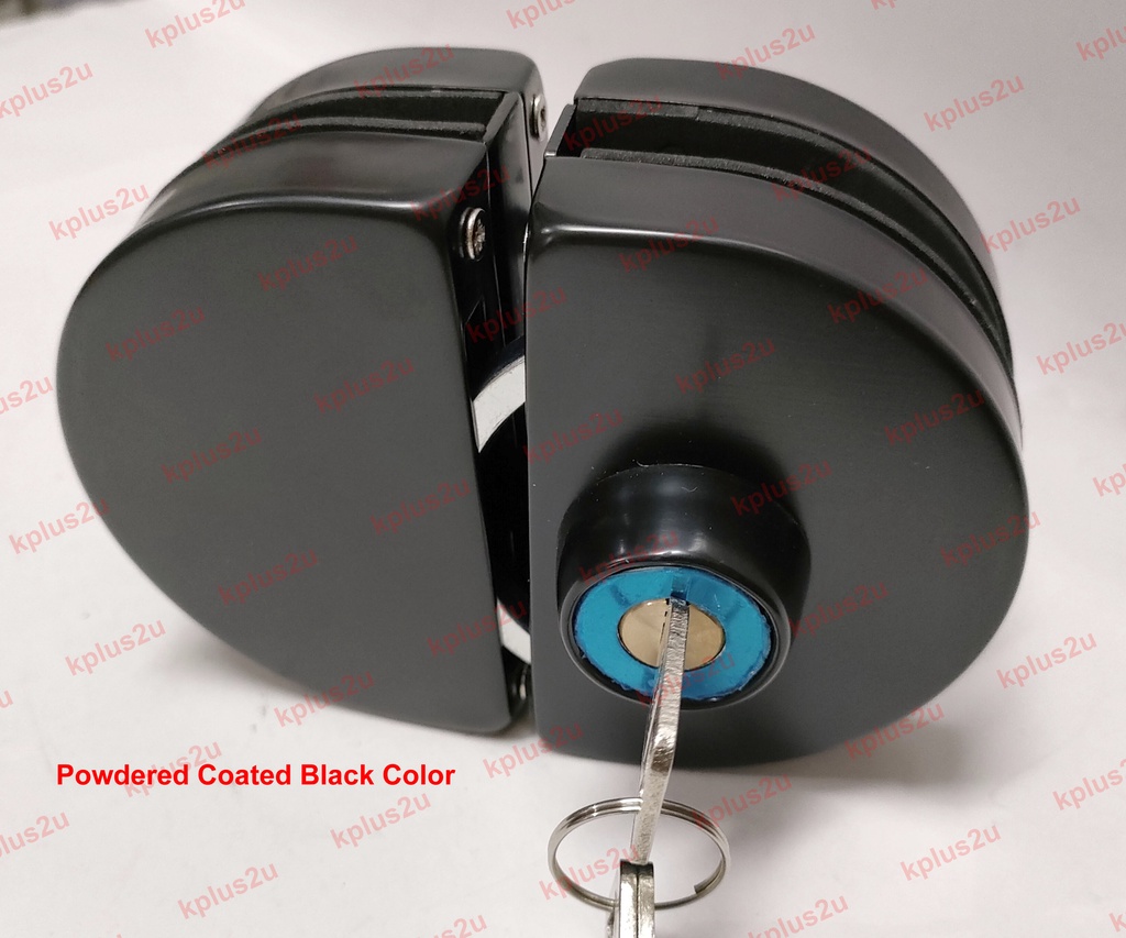 Glass Door Lock Circle Shape Crescent Shape Tempered Glass Door Lock