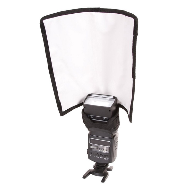 Universal Cloth Flash Light Foldable Reflector Snoot beam Softbox Diffuser Bender Tube for DSLR