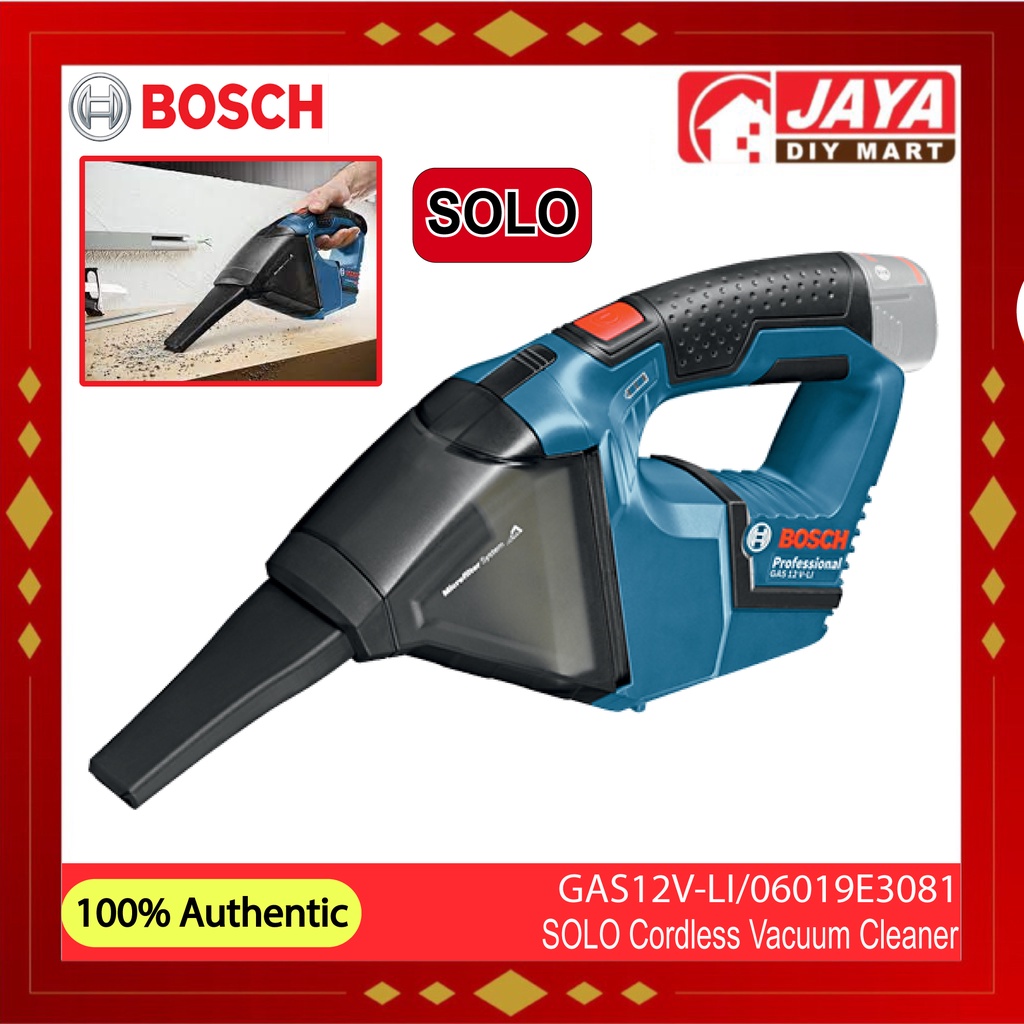 BOSCH GAS12VLI / GAS 12VLI (SOLO) CORDLESS VACUUM CLEANER GAS12VLI