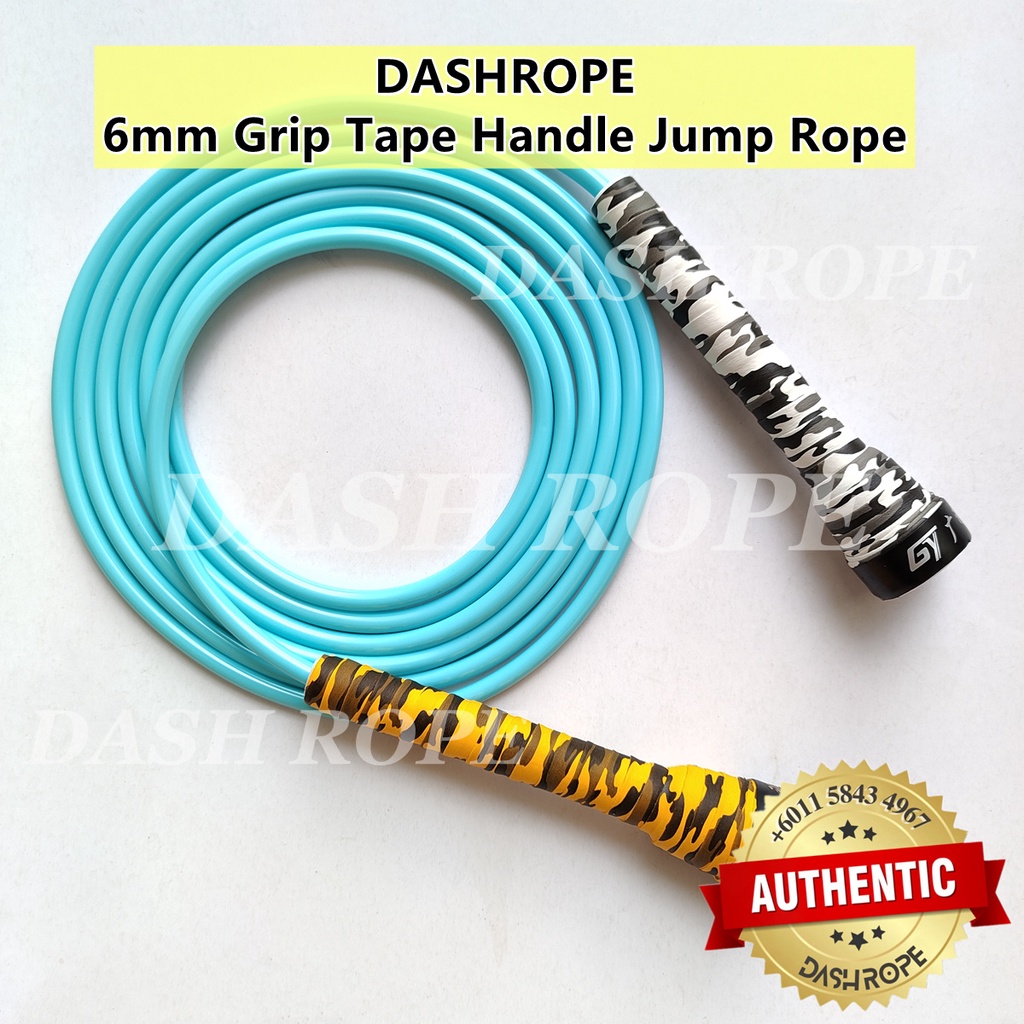 DASHROPE 6mm Freestyle Money Rope Grip Tape Handle Jump Rope Skipping ...