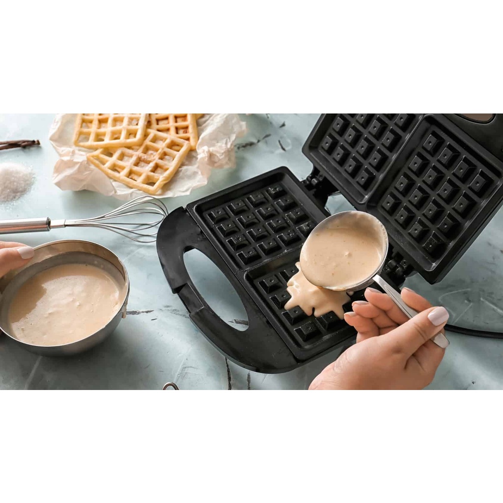 [BUBBLE WRAP] TRIO WAFFLE MAKER TWM9017 TWM9027 2 PCS NON STICK COATING PLATE Shopee Malaysia