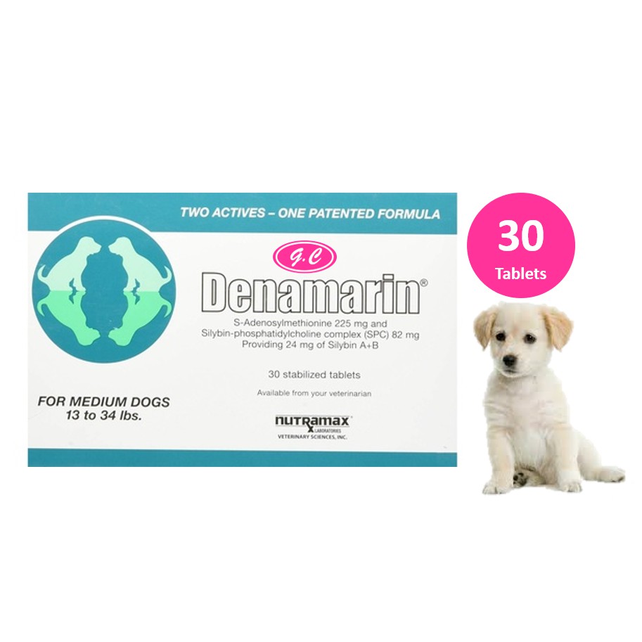 Denamarin 225 MG For Medium Dog (6 - 15.5 KG) ~ Liver Supplement (30 ...