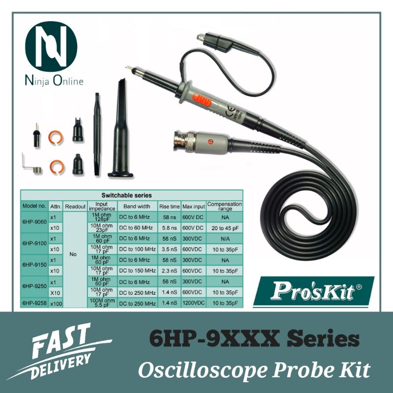 Proskit Oscilloscope Probe Kit | Shopee Malaysia