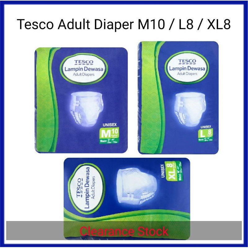 Tesco adult sale nappies