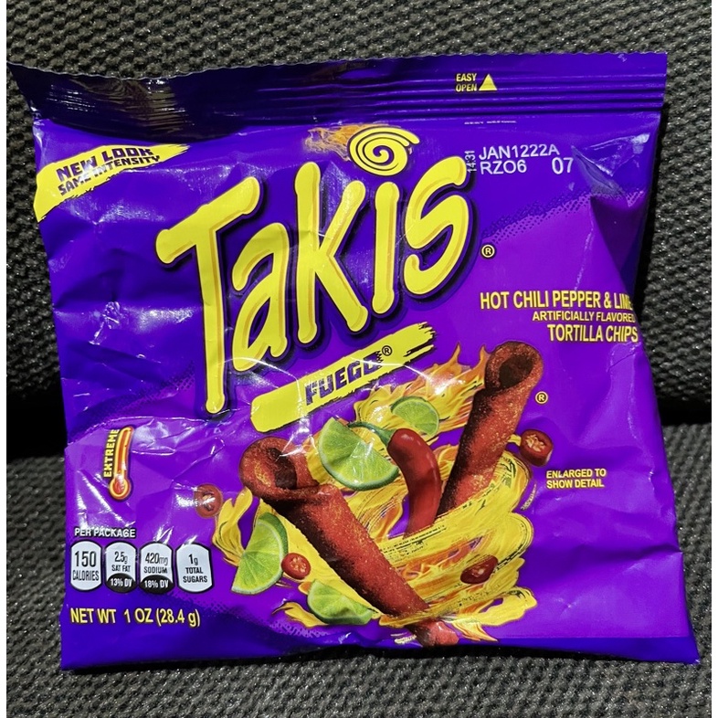 [READYSTOCKS] Takis Fuego Hot Chili Pepper & Lime Tortilla Chips 28g ...