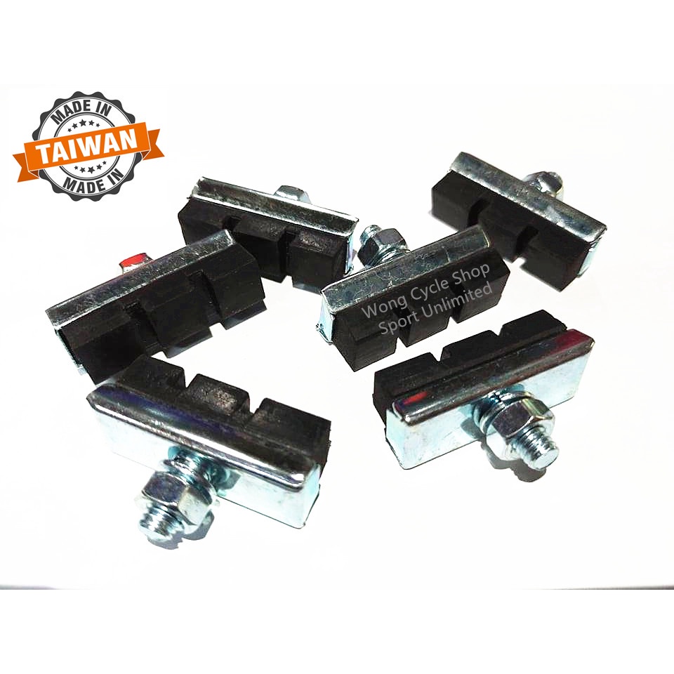 Basikal Getah Brake- Bicycle Caliper Brake Shoes for BMX FIXIE bike ...
