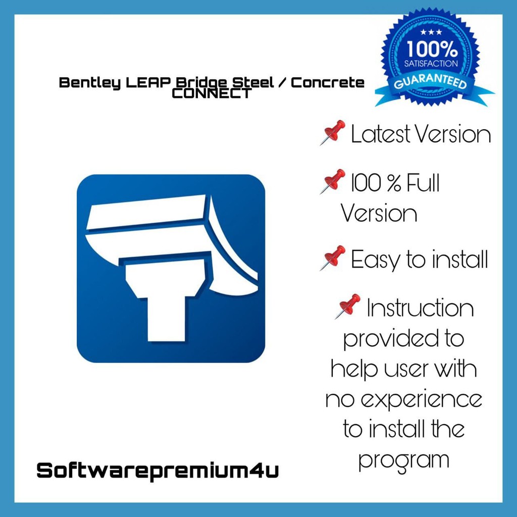 Bentley LEAP Bridge Steel / Concrete CONNECT Edition V18 🔥【 Full