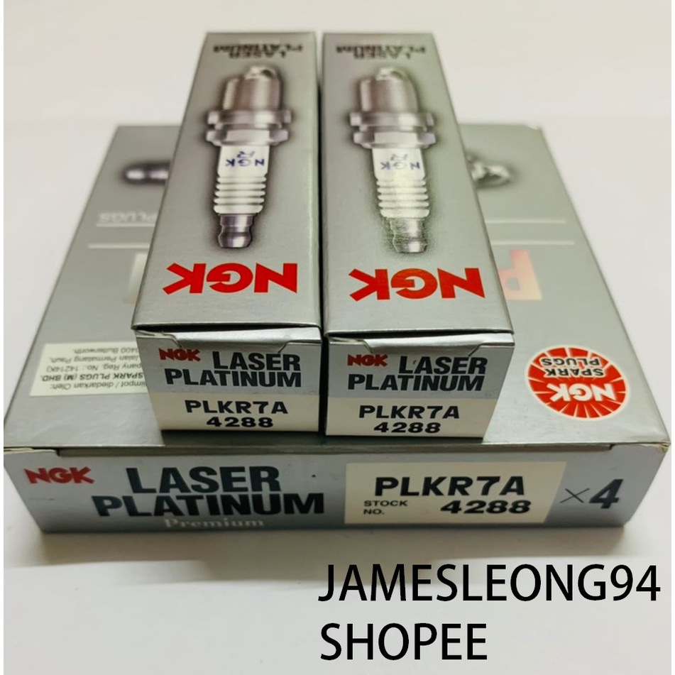 ORIGINAL PLKR7A (4288) NGK LASER PLATINUM SPARK PLUG MERCEDES W203 W204 ...