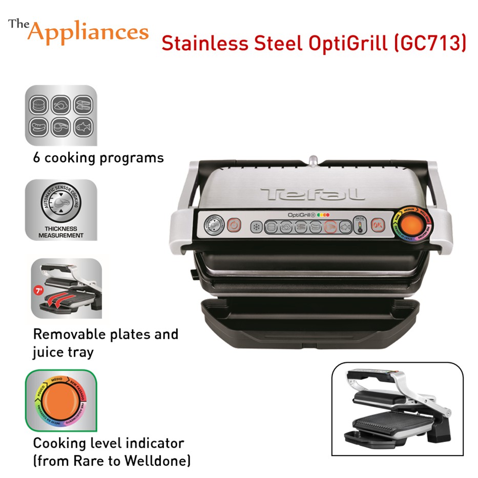 Tefal GC713D40 OptiGrill Plus