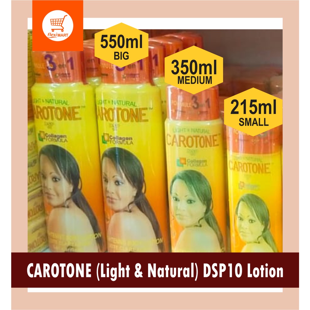 CAROTONE LIGHT & NATURAL - DSP10 SKIN BRIGHTENING LOTION - (COLLAGEN ...