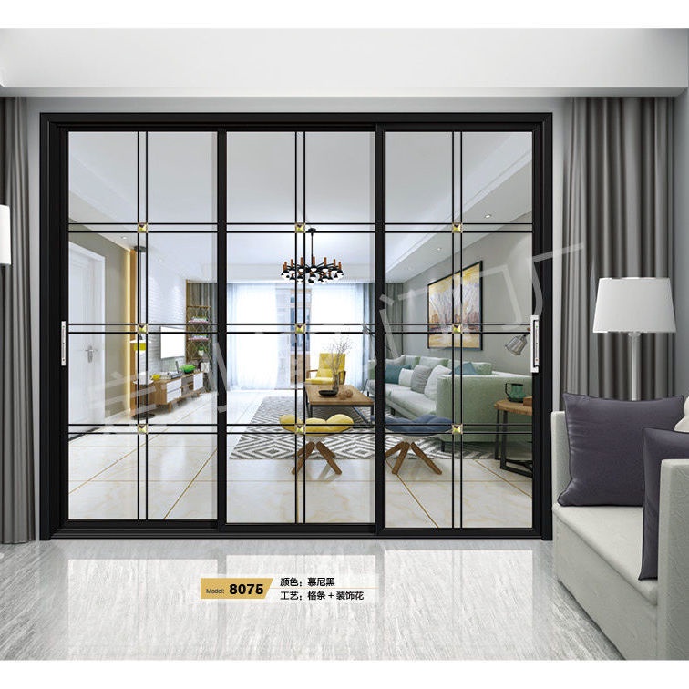 Kitchen Balcony Sliding Door Living Room Bathroom Sliding Door Tempered