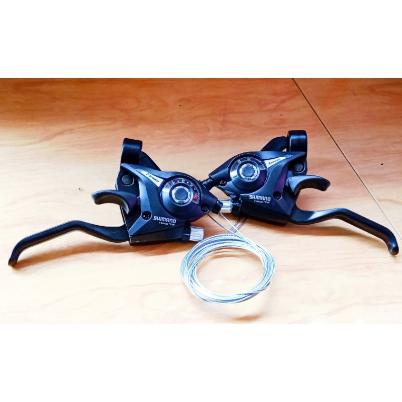 Shimano Shifter 3x7 Speed Pair Shifter Set Bicycle Brake Handle 3x7