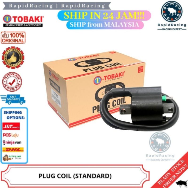 COIL PLUG RS150R RS150 WAVE110 DASH2 ICON CLICK TOBAKI STANDARD PLUG