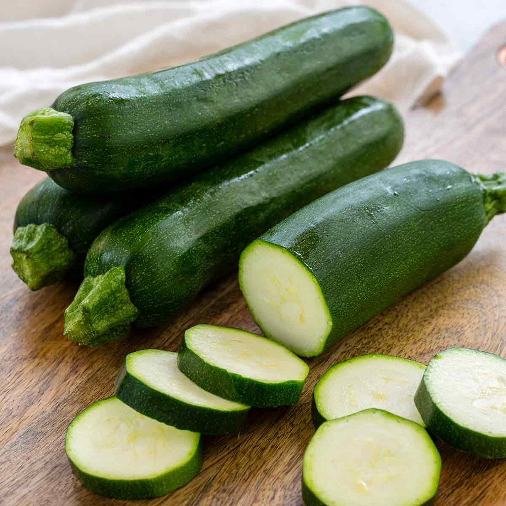 2 biji BENIH ZUCCHINI F1 hybrid premium warna kuning dan hijau | Shopee ...