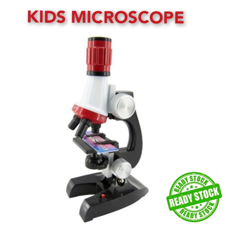 Kids Microscope Kit Mikroskop Budak Early Educational Science Lab ...