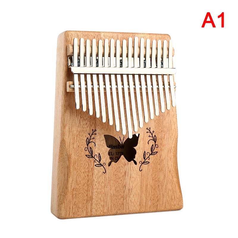 2MY Kalimba 17 Key Finger Piano Portable High Quality Mahogany Wooden ...